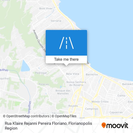 Mapa Rua Klaire Rejanni Pereira Floriano