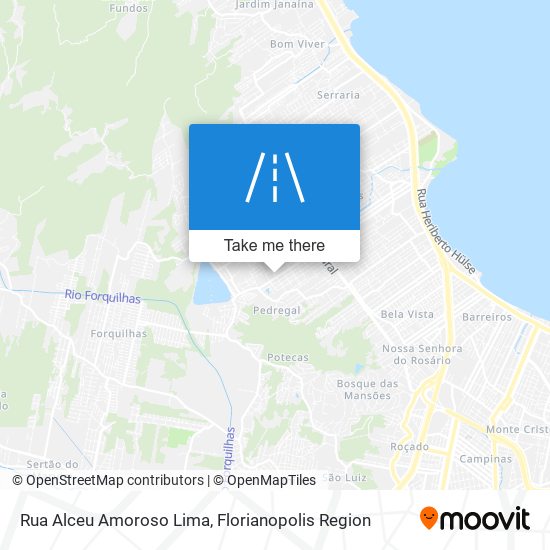 Rua Alceu Amoroso Lima map