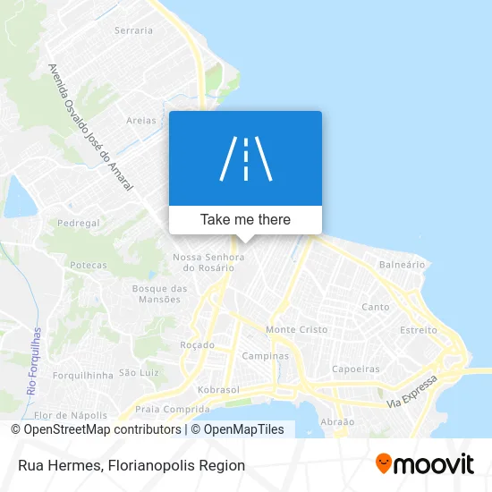 Rua Hermes map