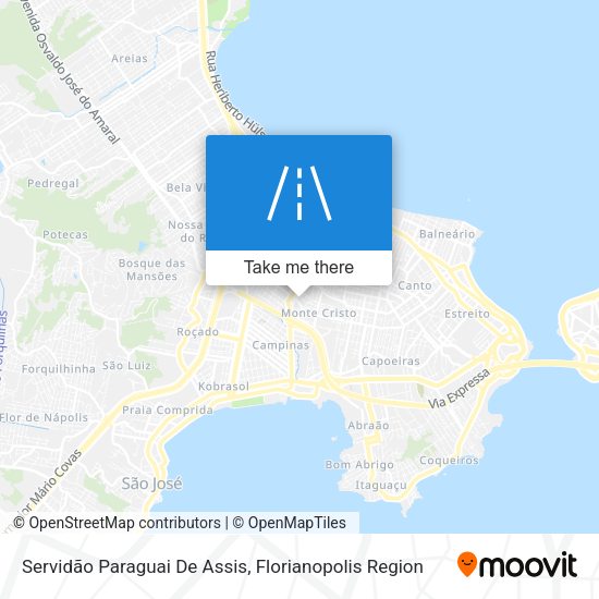 Servidão Paraguai De Assis map