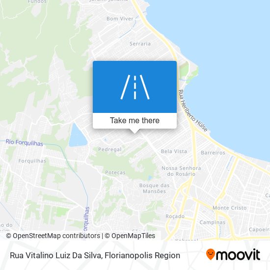 Mapa Rua Vitalino Luiz Da Silva