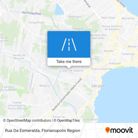 Rua Da Esmeralda map
