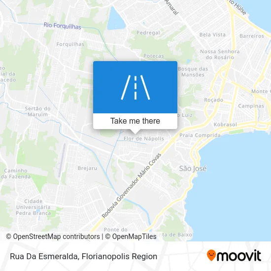 Rua Da Esmeralda map
