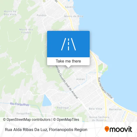 Rua Alda Ribas Da Luz map