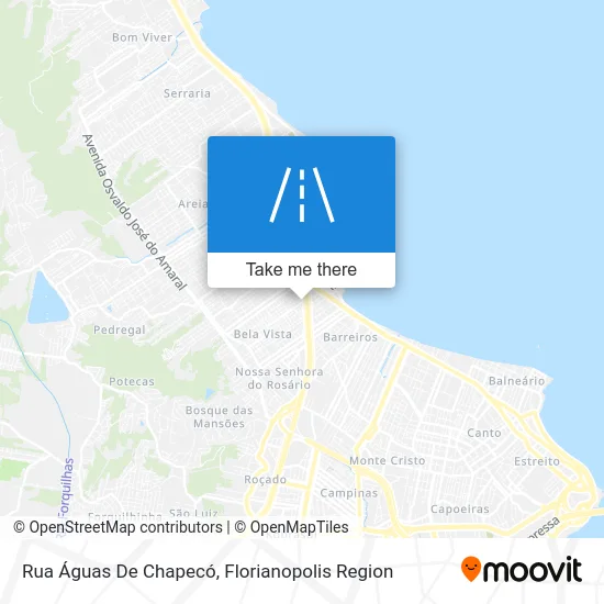 Rua Águas De Chapecó map