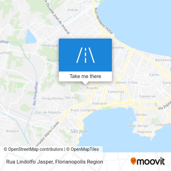 Rua Lindolfo Jasper map