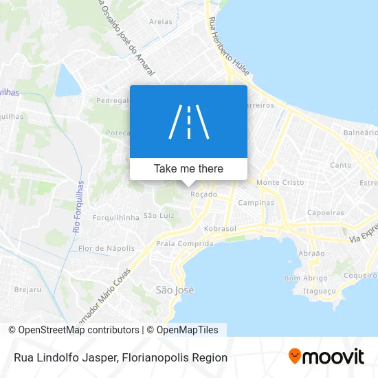 Rua Lindolfo Jasper map