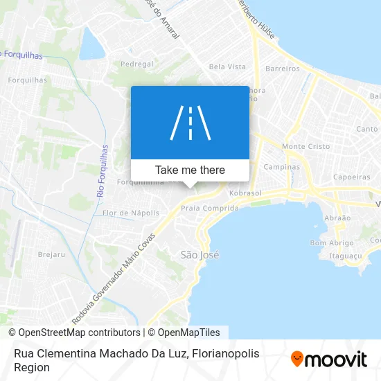 Rua Clementina Machado Da Luz map