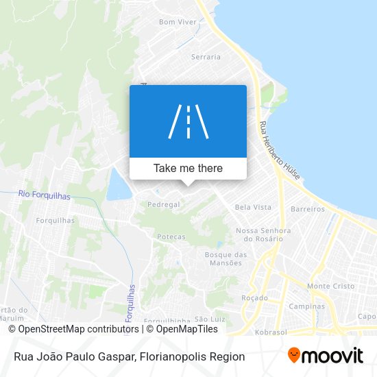 Rua João Paulo Gaspar map