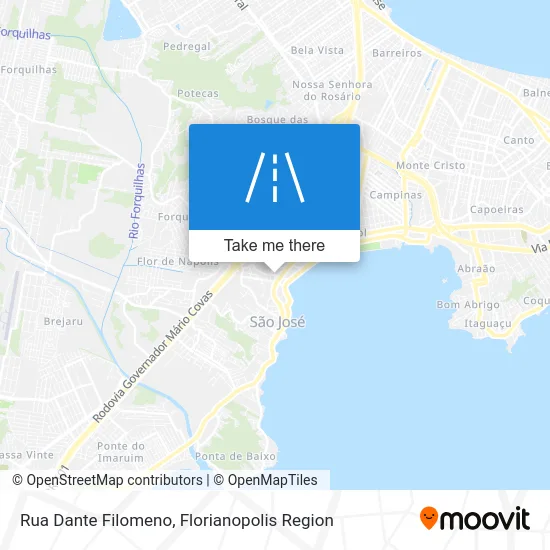 Rua Dante Filomeno map