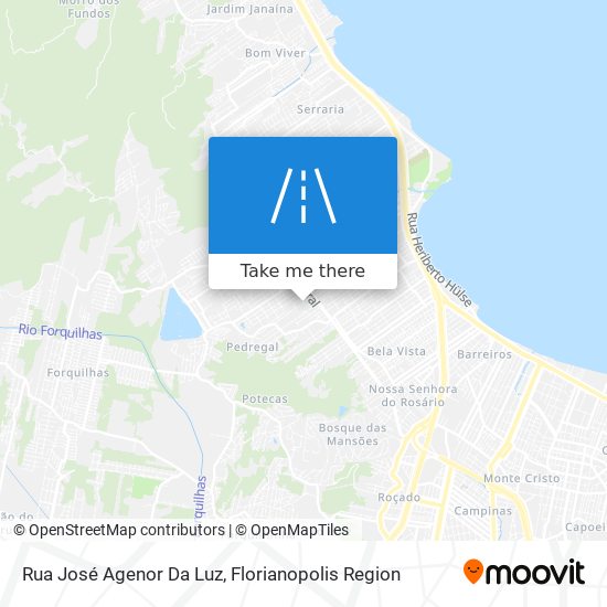 Rua José Agenor Da Luz map