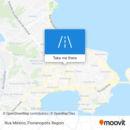 Rua México map