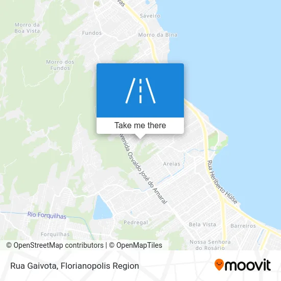 Rua Gaivota map