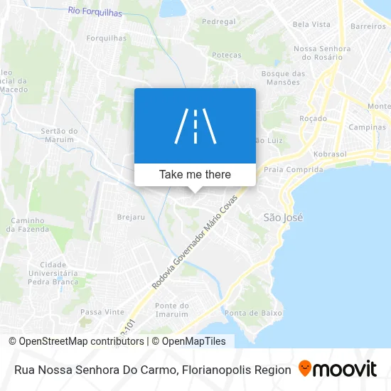 Rua Nossa Senhora Do Carmo map