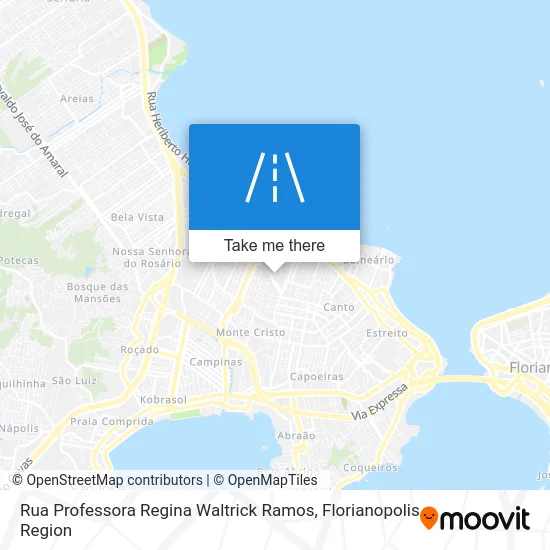 Rua Professora Regina Waltrick Ramos map