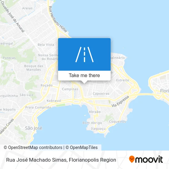 Rua José Machado Simas map