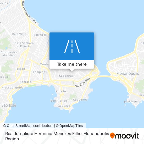 Mapa Rua Jornalista Hermínio Menezes Filho