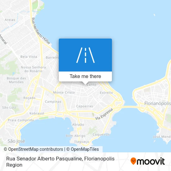 Rua Senador Alberto Pasqualine map