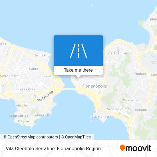 Vila Cleobolo Serratine map