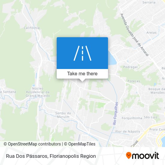 Rua Dos Pássaros map