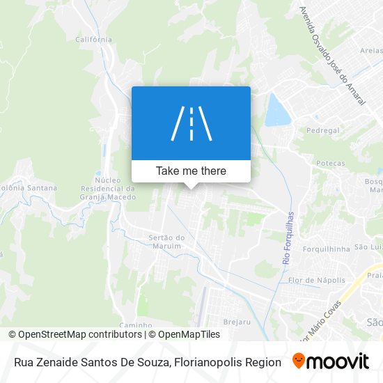 Rua Zenaide Santos De Souza map