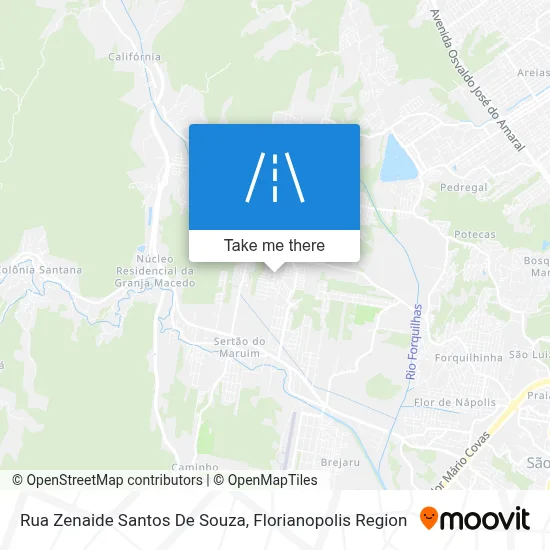 Rua Zenaide Santos De Souza map