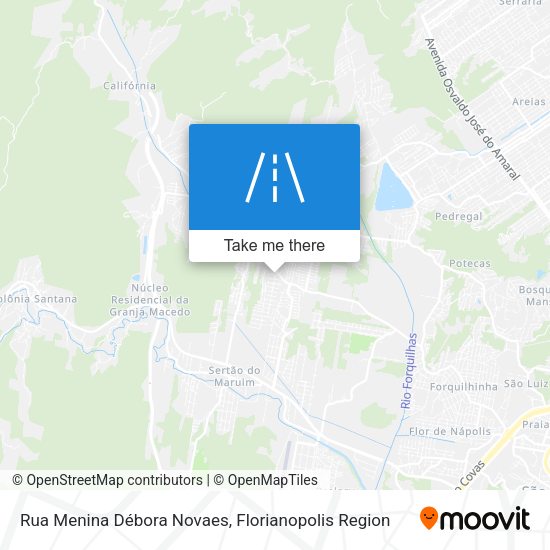 Rua Menina Débora Novaes map