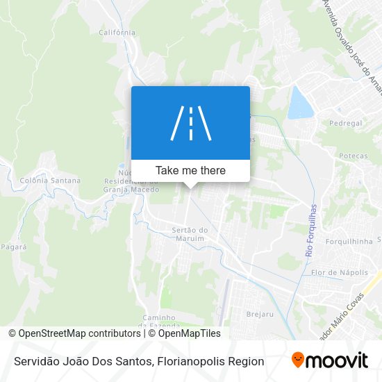Servidão João Dos Santos map