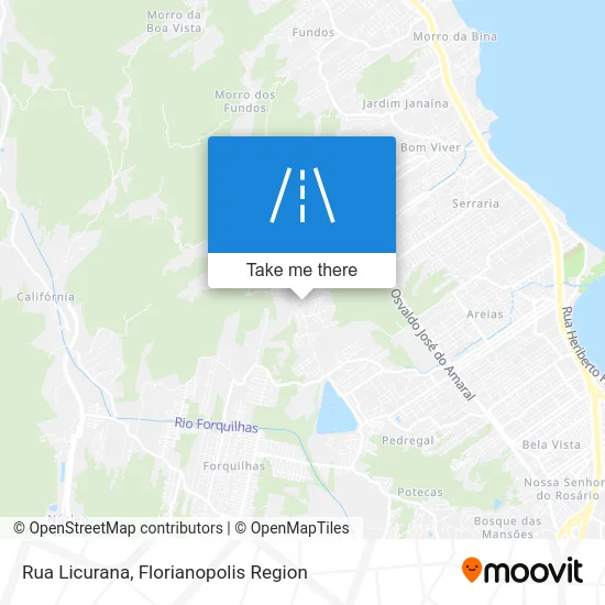 Rua Licurana map