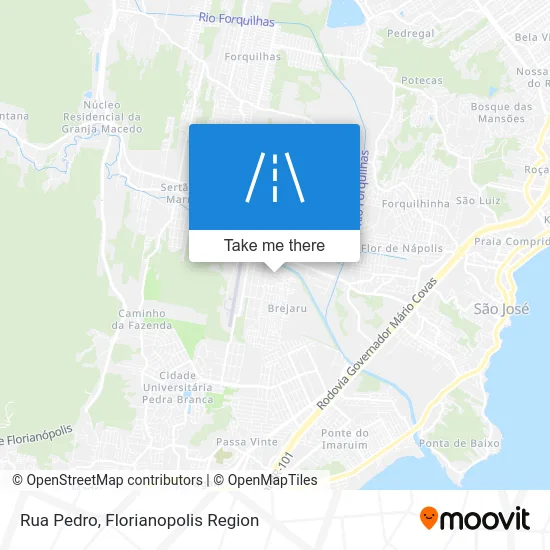 Rua Pedro map