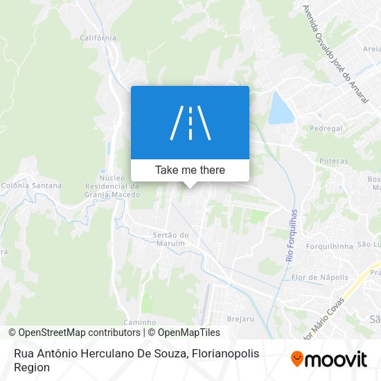 Rua Antônio Herculano De Souza map