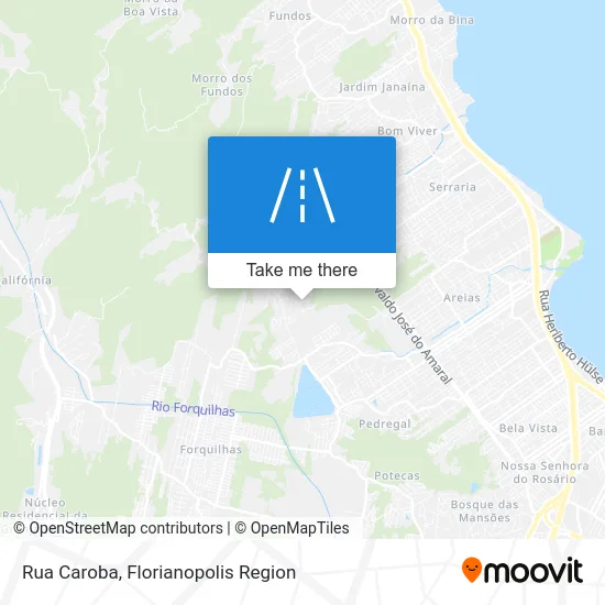 Rua Caroba map