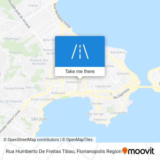 Rua Humberto De Freitas Tibau map