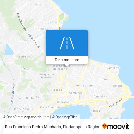 Rua Francisco Pedro Machado map