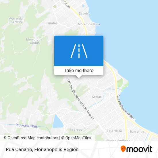Rua Canário map