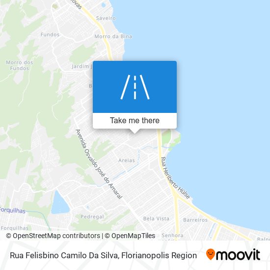 Rua Felisbino Camilo Da Silva map