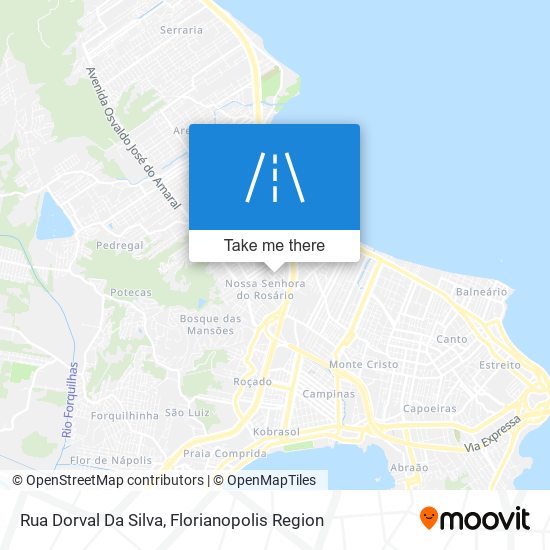 Mapa Rua Dorval Da Silva