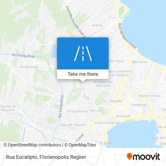 Rua Eucalipto map