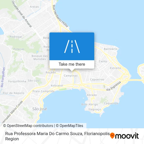 Rua Professora Maria Do Carmo Souza map
