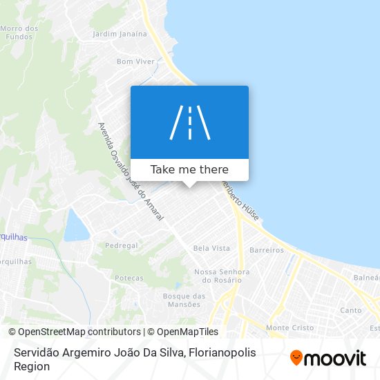 Mapa Servidão Argemiro João Da Silva