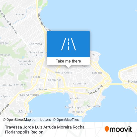 Mapa Travessa Jorge Luiz Arruda Moreira Rocha