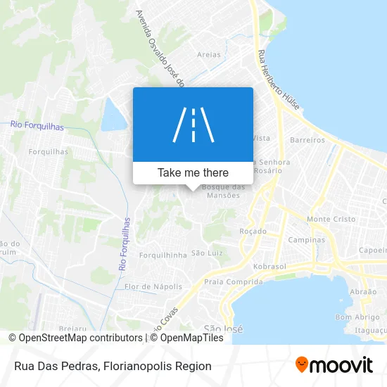 Rua Das Pedras map