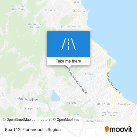 Rua 112 map