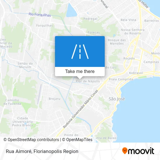 Rua Aimoré map