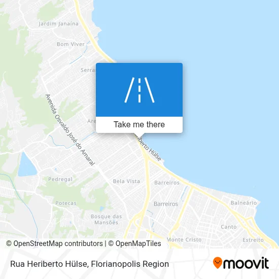 Rua Heriberto Hülse map