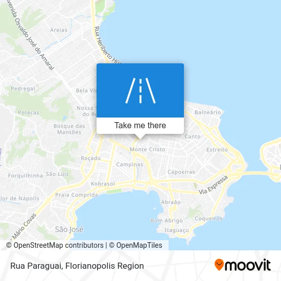 Rua Paraguai map