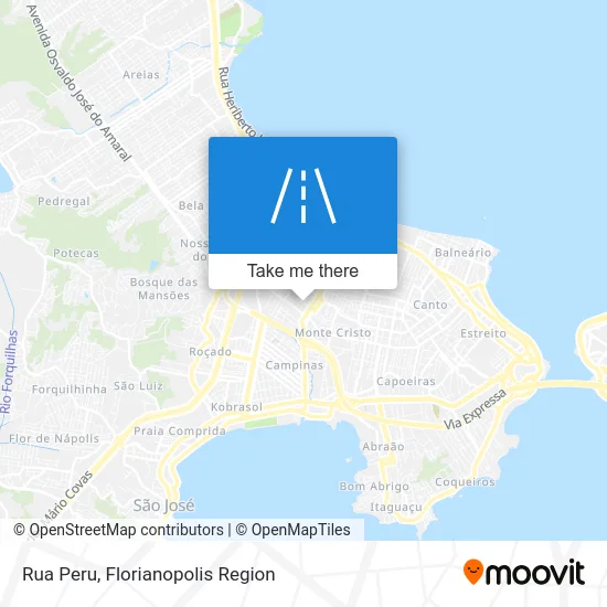 Rua Peru map