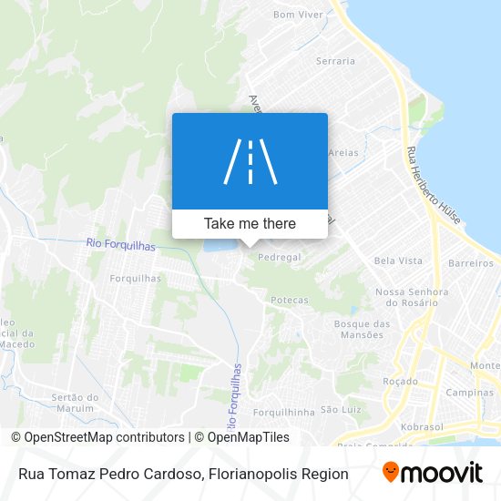 Rua Tomaz Pedro Cardoso map