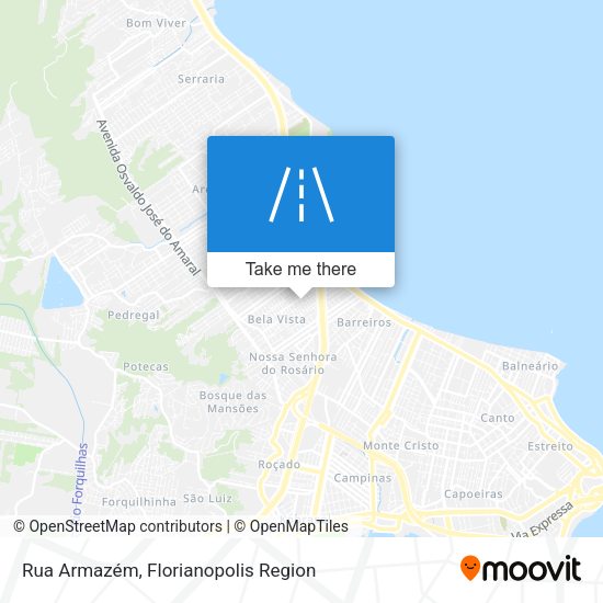 Rua Armazém map