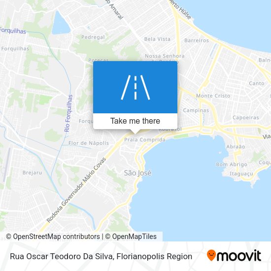 Rua Oscar Teodoro Da Silva map